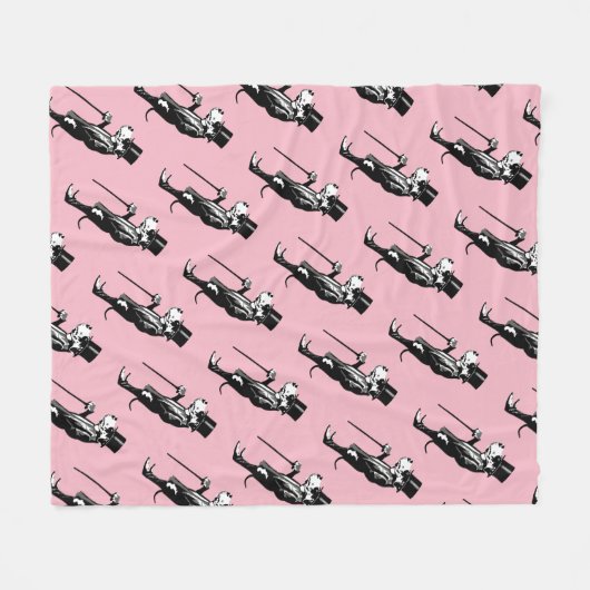 Geweldig abstract Dane patroon Fleece Deken (Voorkant (Horizontaal))