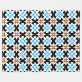 Geweldig abstract Dane patroon Fleece Deken (Voorkant (Horizontaal))