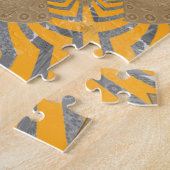 Geweldig Afrikaanse symmetrische patroonvormgeving Legpuzzel (Zijkant)