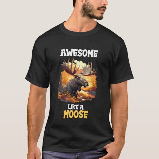 Geweldig als een eland. Eland T-shirt (Voorkant)