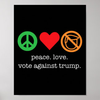 Geweldig anti-Trump T-shirt voor Democraten  Poster