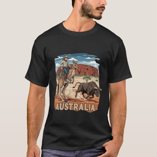 Geweldig Australisch ontwerp T-shirt (Voorkant)