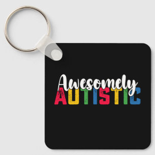 Geweldig Autistisch Autisme Biy Meisje Familie Sleutelhanger