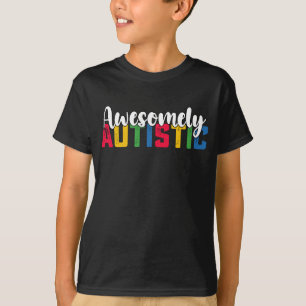 Geweldig Autistisch Autisme Biy Meisje Familie T-shirt