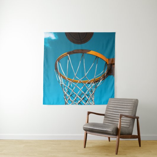 Geweldig basketbal cadeau wandkleed (In situ)