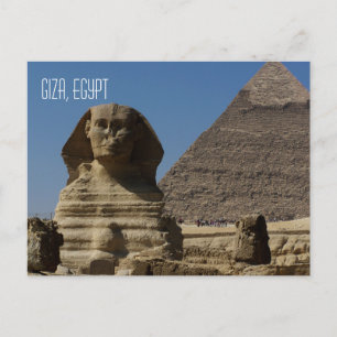 Geweldig beeld Giza Caïro Egypte reizen Briefkaart