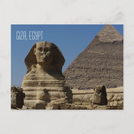 Geweldig beeld Giza Caïro Egypte reizen Briefkaart (Voorkant)