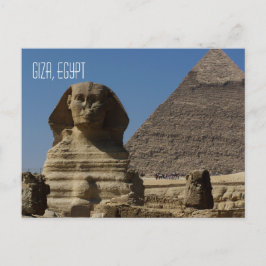 Geweldig beeld Giza Caïro Egypte reizen Briefkaart