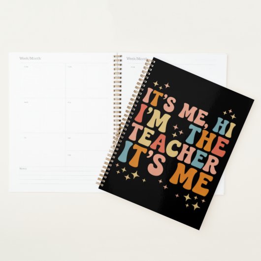 Geweldig ben ik! Hoi ik ben de leraar Het is ik Sc Planner (Display)