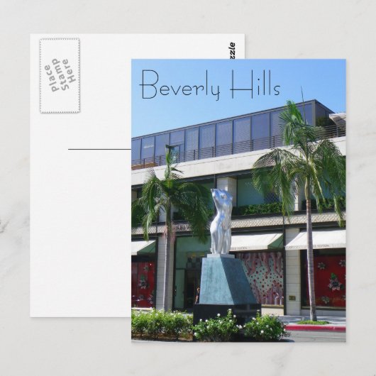 Geweldig Beverly Hills Briefkaart! Briefkaart (Voorkant / Achterkant)