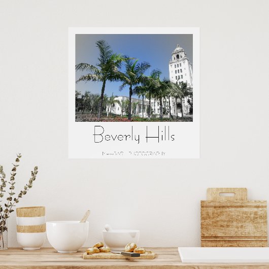 Geweldig Beverly Hills Poster! Poster (Keuken)