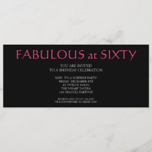 geweldig bij 60 jaar; verjaardag kaart