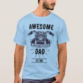 Geweldig Biker Vader Cadeau T-shirt (Voorkant)