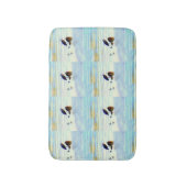 geweldig blauw herenpatroon badmat (Voorkant Verticaal)
