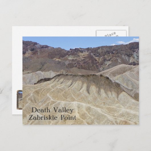Geweldig Briefkaart van de doodvallei! (Voorkant / Achterkant)
