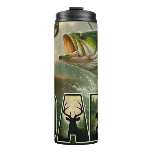 Geweldig buiten, papa's avonturen thermosbeker (Voorkant)