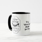 Geweldig cadeau om mentor te bedanken met Kerstmis Mok (Voorkant links)