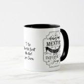 Geweldig cadeau om mentor te bedanken met Kerstmis Mok (Voorkant rechts)