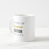 Geweldig cadeau voor accountant koffiemok (Voorkant links)