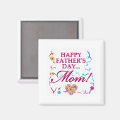 Geweldig cadeau voor een alleenstaande moeder magneet (Voorkant / Achterkant)