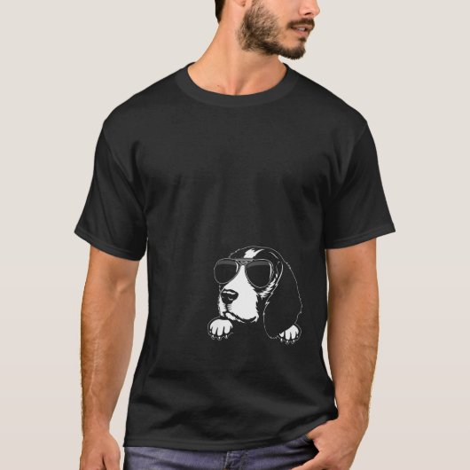 Geweldig cadeau voor Kerstmis Zeer coole Beagle T-shirt (Voorkant)