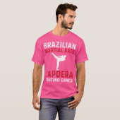 Geweldig Capoeira Design Brasil Fighting Dance Kar T-shirt (Voorkant volledig)
