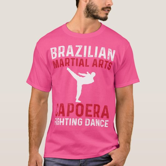 Geweldig Capoeira Design Brasil Fighting Dance Kar T-shirt (Voorkant)