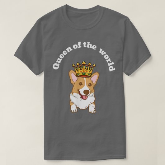Geweldig corgi Queen hondenliefhebber idea, corgi  T-shirt (Design voorkant)