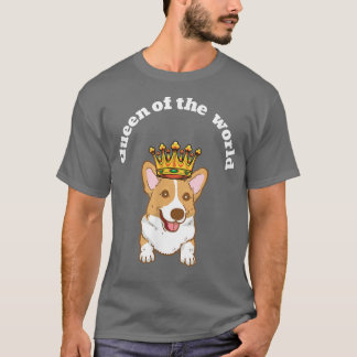Geweldig corgi Queen hondenliefhebber idea, corgi  T-shirt