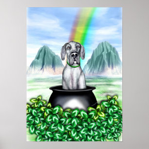 Geweldig Dane Blue UC Pot o Gold Poster