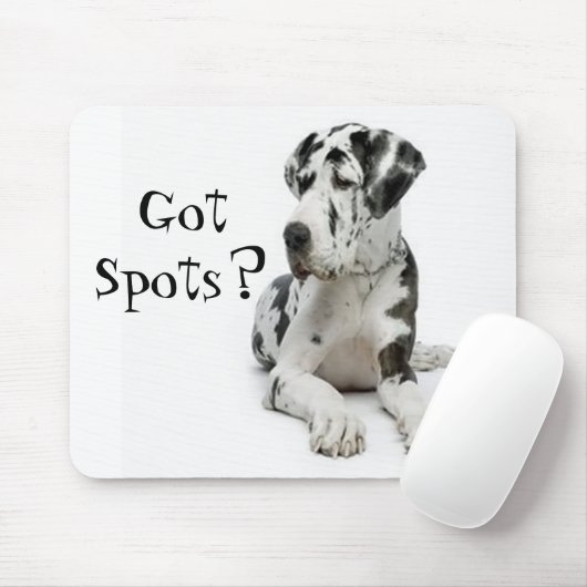 Geweldig Dane, heb je Spots? Muismat (Met muis)