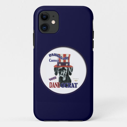 Geweldig Dane Politiek Humor Case-Mate iPhone Case (Achterkant)