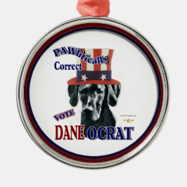 Geweldig Dane Politiek Humor Metalen Ornament