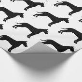 Geweldig Dane Silhouette Cadeaupapier (Hoek)