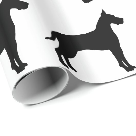 Geweldig Dane Silhouette Cadeaupapier (Rol Hoek)