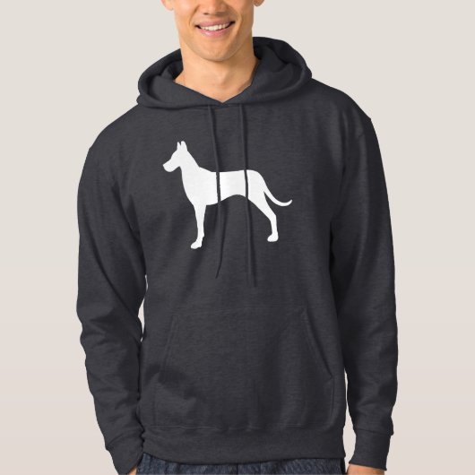 Geweldig Dane Silhouette Hoodie (Voorkant)