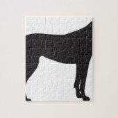 Geweldig Dane Silhouette Legpuzzel (Verticaal)