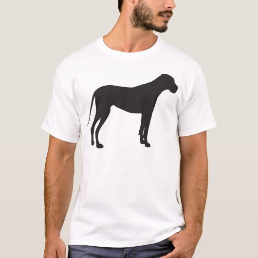 Geweldig Dane Silhouette T-shirt (Voorkant)