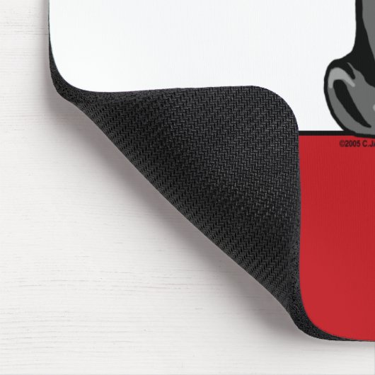 Geweldig Dane Sit Black Muismat (Hoek)