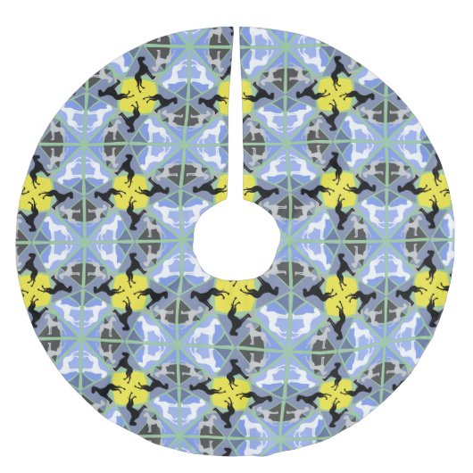 geweldig danspatroon kerstboom rok (Voorkant)