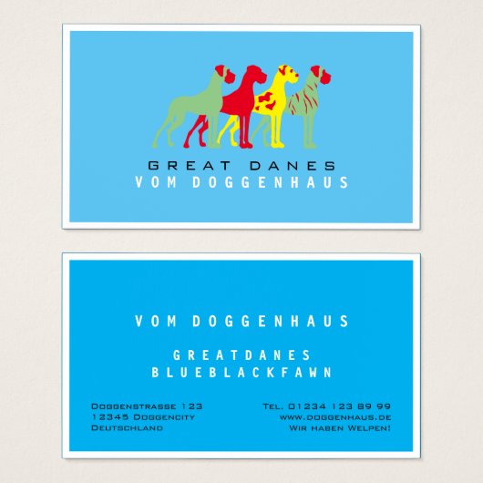 Geweldig ddadig visitekaartje (Voorkant /achterkant)