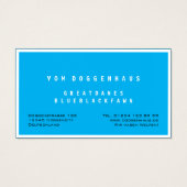 Geweldig ddadig visitekaartje (Achterkant)