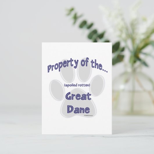 Geweldig ddadige eigenschap briefkaart (Staand voorkant)