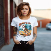 Geweldig Deen Surfen Avontuur T-shirt