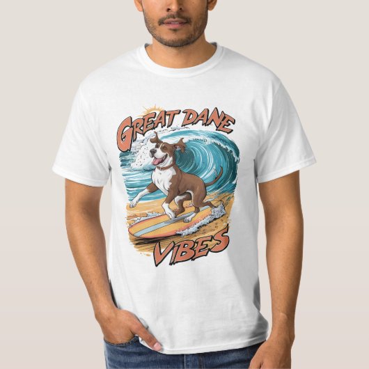 Geweldig Deen Surfen Avontuur T-shirt (Voorkant)