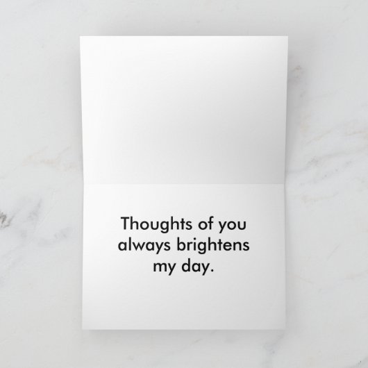 Geweldig denken van je Kaart (groot afdrukken) (Binnen)