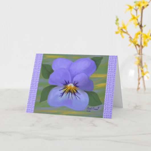 Geweldig denken van je Kaart (groot afdrukken) (Gele Bloem)