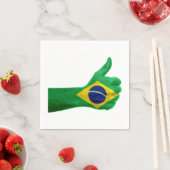 geweldig design voor alle braziliaanse mensen servet (Insitu)