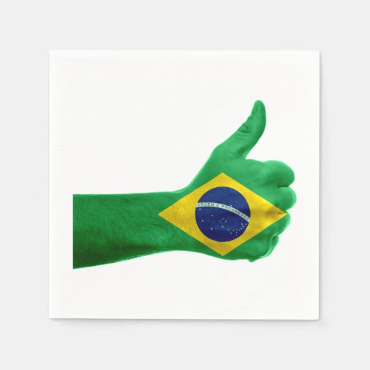geweldig design voor alle braziliaanse mensen servet (Voorkant)
