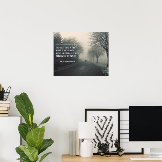 Geweldig ding in deze wereld poster (Thuiskantoor)